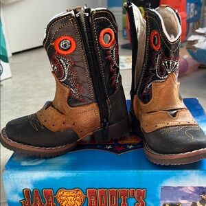 Boy toddler  Western Cowboy Boots with Embroidery